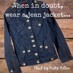 Chick by Nicky Hilton Jean Jacket